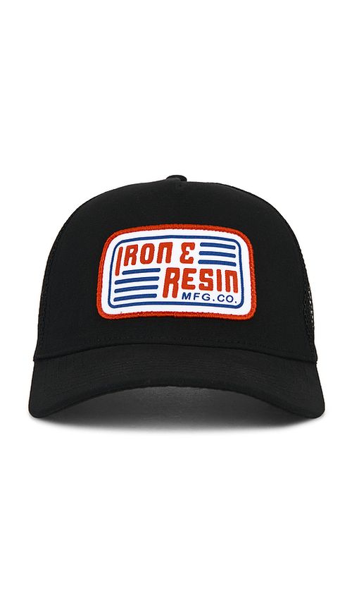 Iron & Resin America Hat in Black