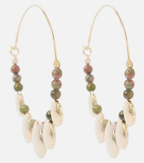 Isabel Marant Adriel beaded hoop earrings