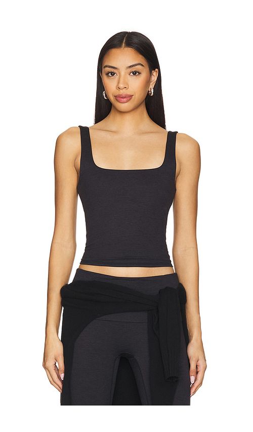 WellBeing + BeingWell LoungeWell Julian Tank in Black. XL. Also in