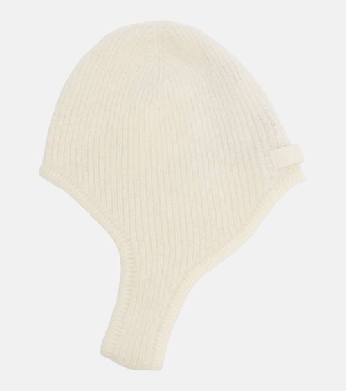 Gros Grain alpaca-blend hood