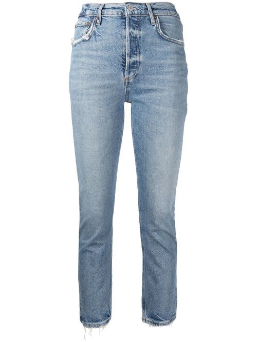 Riley high-waist jeans - Blue