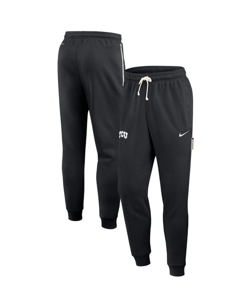 Men's Black Tcu Horned Frogs 2025 Sideline Standard Issue Dri-fit Taper Sweatpants - Black