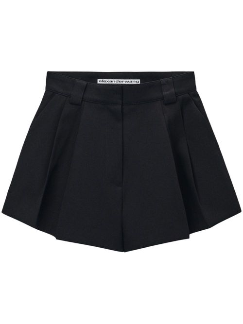 Flared shorts - Black
