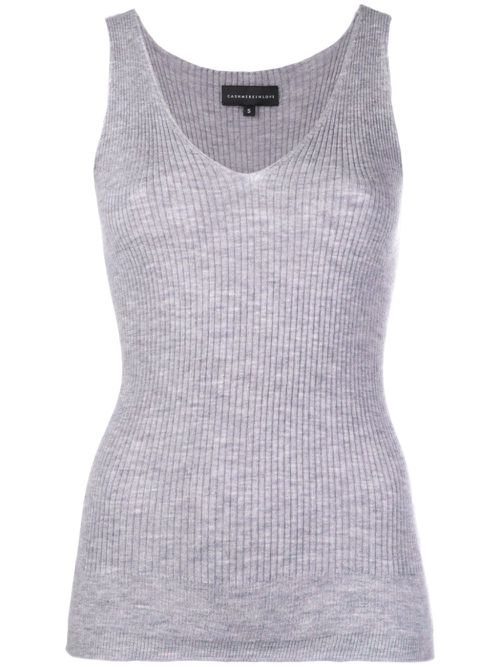 Tibi cashmere tank top - Grey