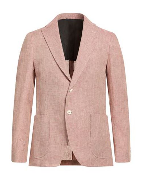 Man Blazer Brick Size 38 Linen