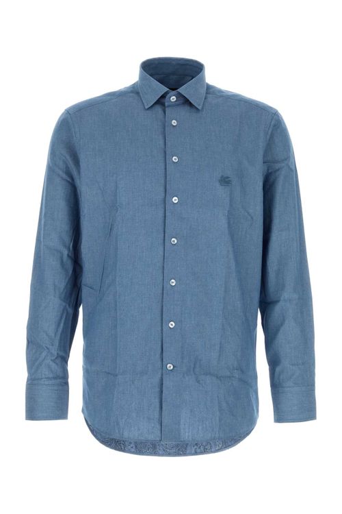 Chambray Shirt — Blue