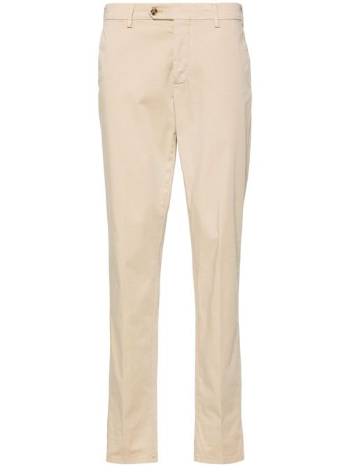Paris slim-leg chino trousers - Neutrals