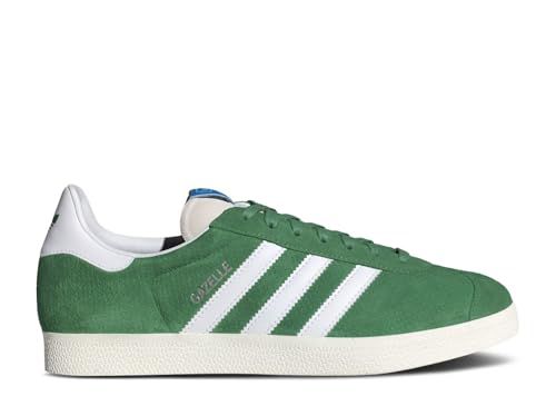 Adidas Men's Gazelle Indoor Sneaker, Collegiate Green/Footwear White/Gum 
