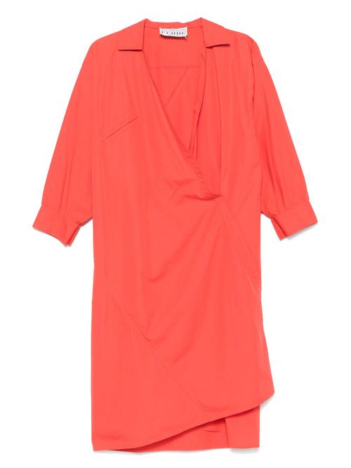 1980s cotton dress - Orange