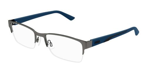 Puma PU0472O 009 Men's Eyeglasses Silver  60 - Blue Light Block Available