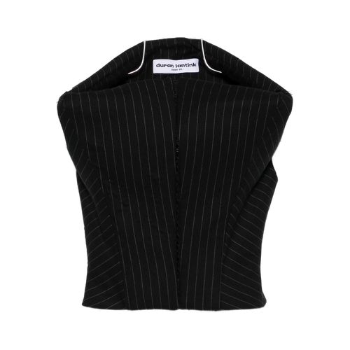 Pinstripe Cropped Top