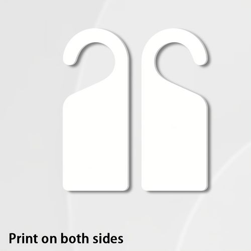 TEMU Customizable Acrylic Door Hanger Sign, Double-sided "do Not Disturb" And "in Meeting" Signage, Material, For Hotels, B&bs, Offices, Chess And