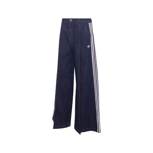 Badigirl Denim Pleats Wide Leg Pants