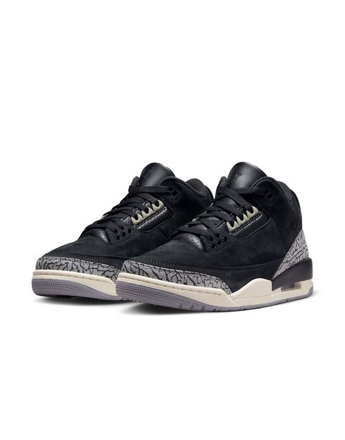 Air Jordan 3 Retro sneakers in black and white