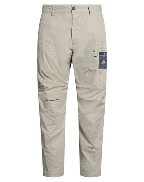 Man Pants Beige Size 34 Cotton