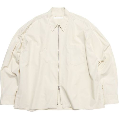 Zip-front overshirt