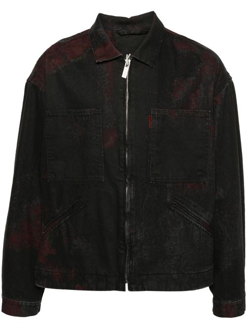 Corrosive denim jacket - Black