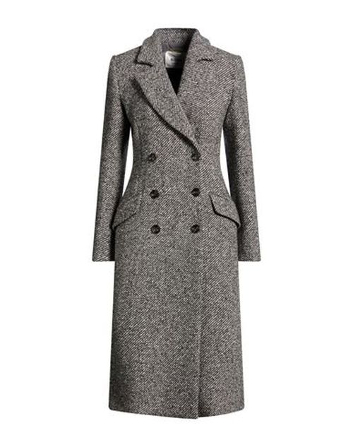 Woman Coat Grey Size 4 Acrylic, Recycled wool, Polyester, Cotton, Silk
