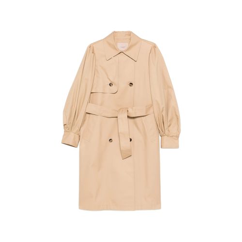 Double-breasted Belted Coat