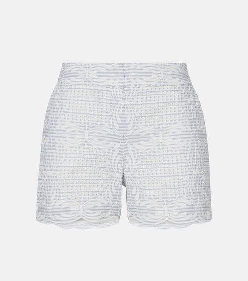 Allen high-rise cotton shorts