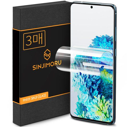 Galaxy S20 Plus Easy Full Cover Self-Restoring TPU Phone Screen Protector Film 3 Sheets 