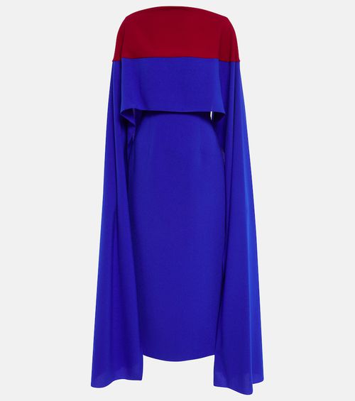 Elina cape midi dress