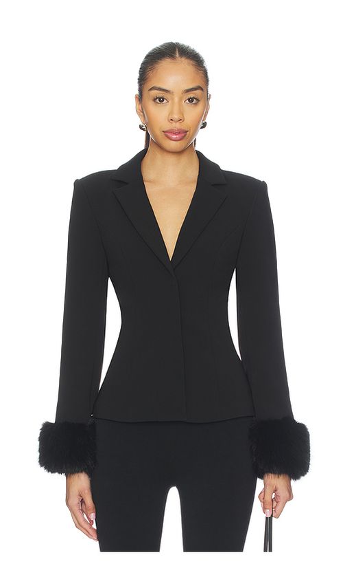 MAJORELLE Daphne Jacket in Black. XL. Also in S, XXS, XS