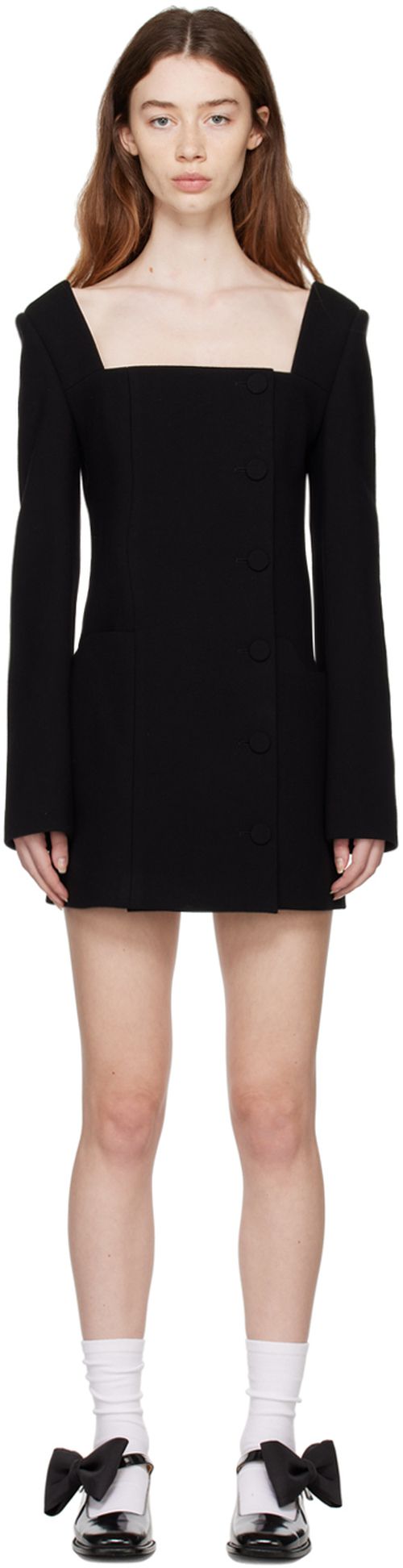 Black emma mini dress