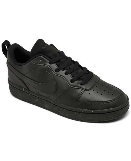 Big Kids Court Borough Low Recraft Casual Sneakers from Finish Line - Black
