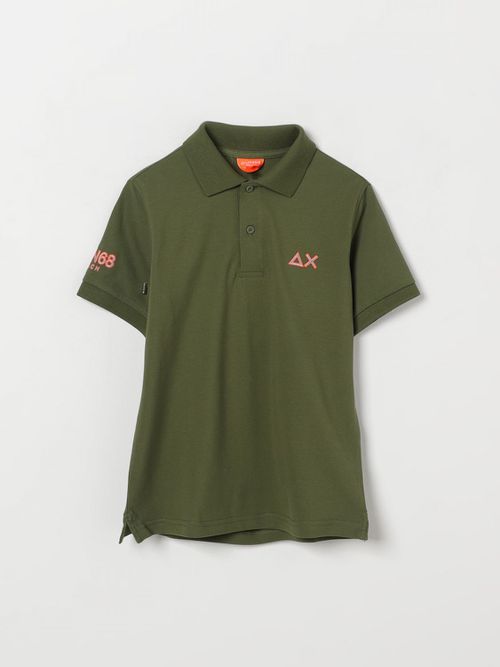 Polo Shirt Kids color Green