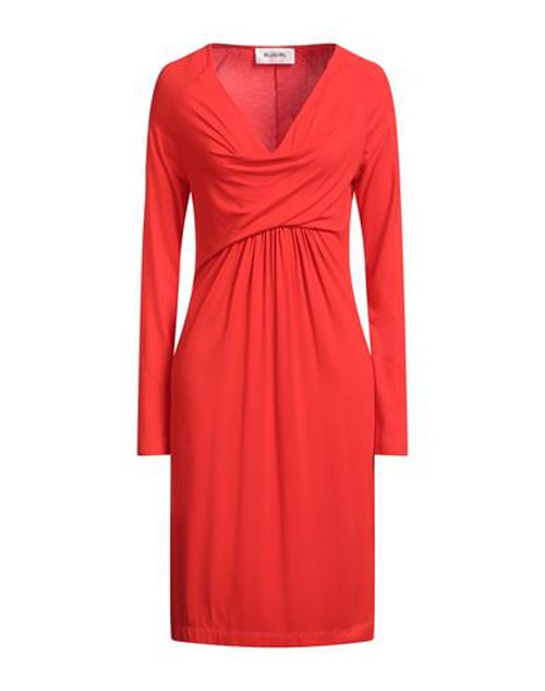 Woman Midi dress Coral Size S Viscose, Elastane