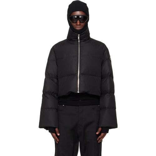 Moncler + Black Cropped Cyclopic Down Jacket
