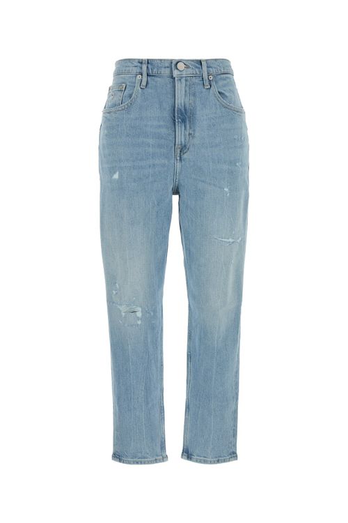 Distressed Denim Jeans — Blue