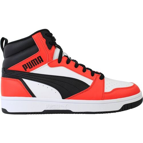 Puma Rebound v6 Mens White/Red Trainer