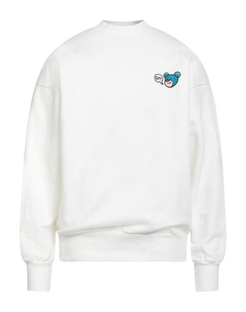 Man Sweatshirt White Size M Cotton