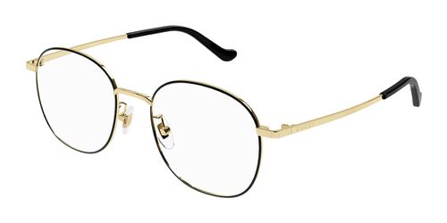 Gucci GG1469OA Asian Fit Women's Glasses, Gold, Size 51
