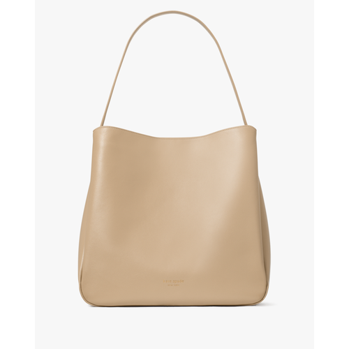 Kate Spade Womens Grace Hobo Bag - Grey Leather - One
