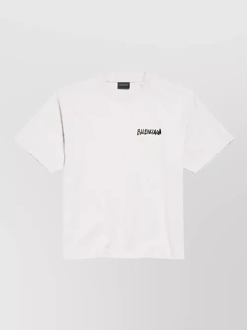 Balenciaga - medium fit t shirt crew neck