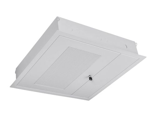 2 x 2 ft. Locking Suspended False Ceiling A/V Equipment Storage Enclosure and Gearbox