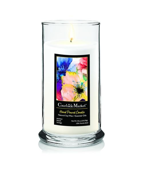Color Flowers Soy Wax Candle