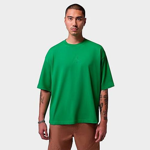 Men's Jordan Flight Essentials Oversized T-Shirt in Lucky Green/Lucky Green