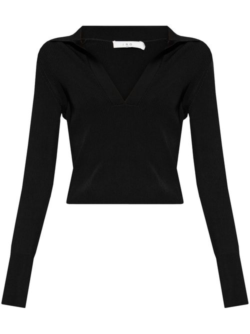 Fraya polo top - Black