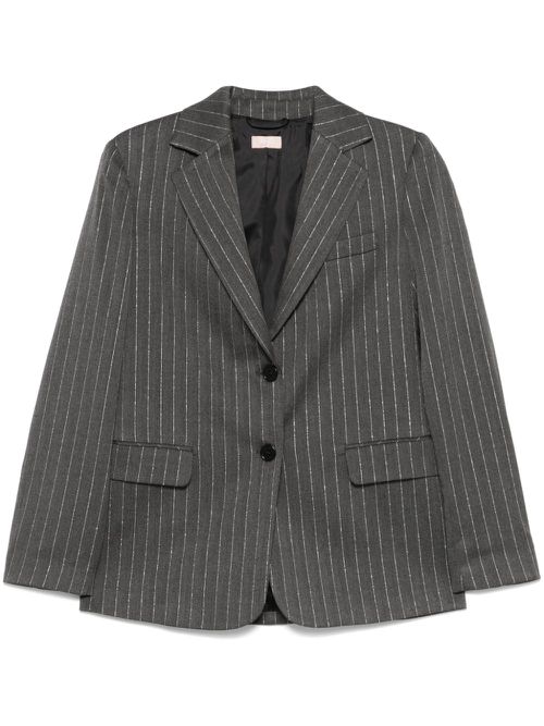 Pinstripe blazer - Grey