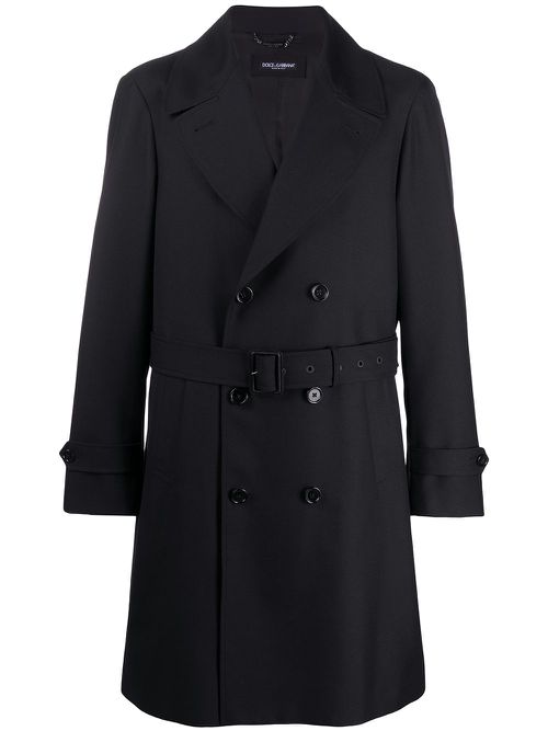 Belted trench coat - Black