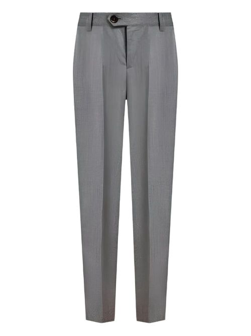 Brunello Cucinelli mid-rise slim-cut trousers - Grey