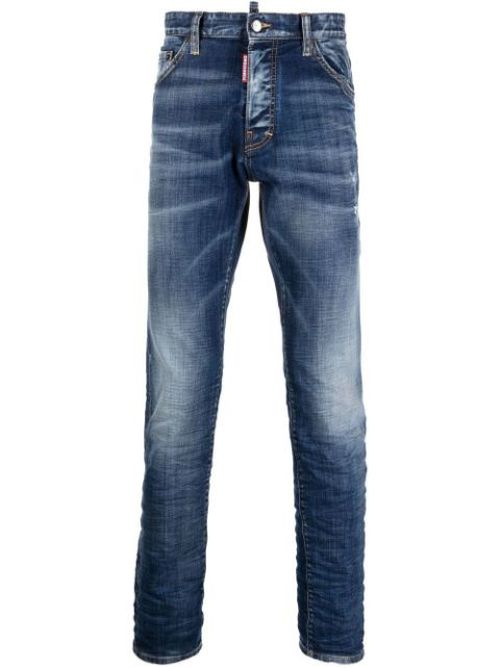 Stonewashed skinny jeans
