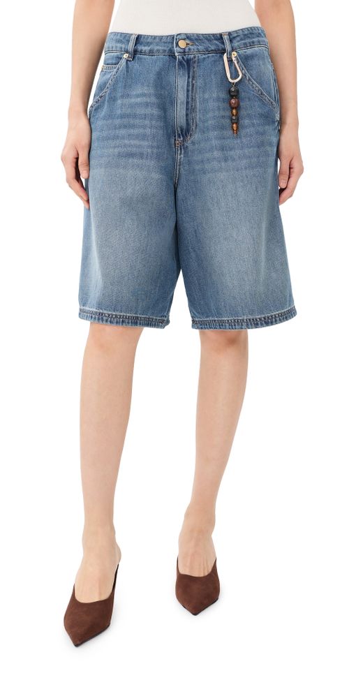 Emily Denim Shorts Slate Vintage