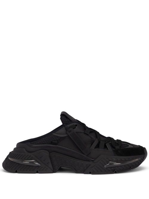 Chunky-sole slip-on sneakers - Black