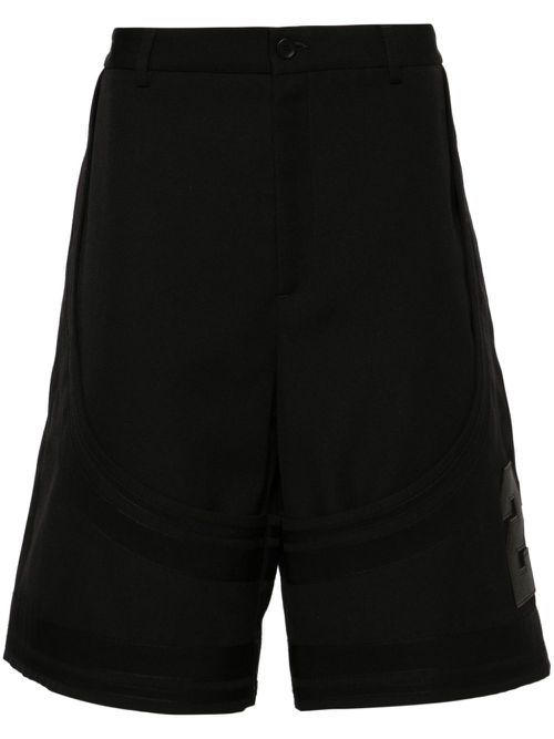 Varsity tailored shorts - Black