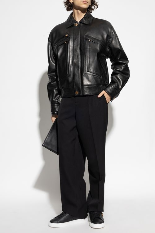 Leather Jacket, Men's, Black